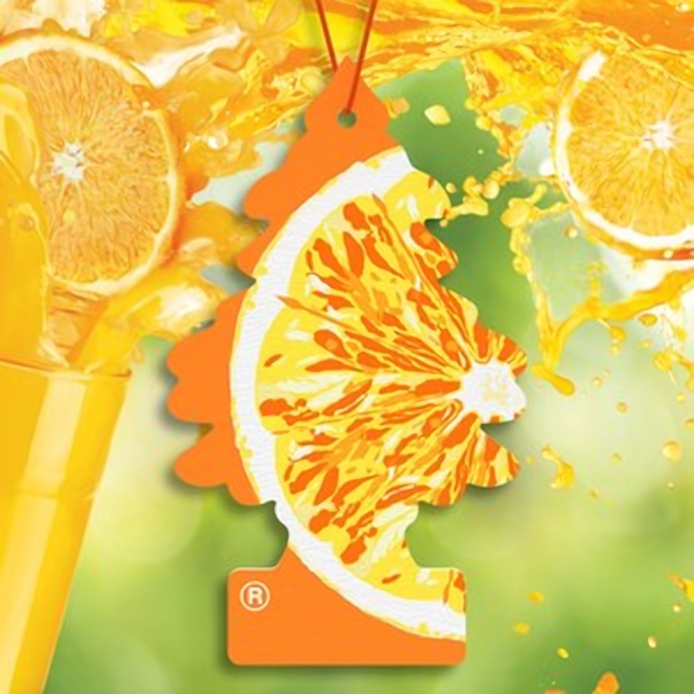 LITTLE TREES Orange Juice car air freshener